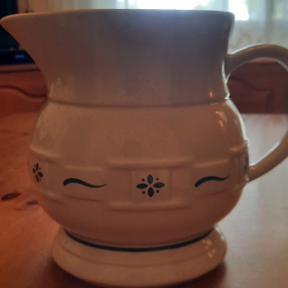 Longarberger milk pitcher